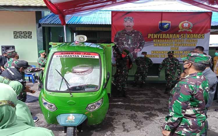 Kodim 1012 Buntok Terima Bantuan Sikomos dari Danrem