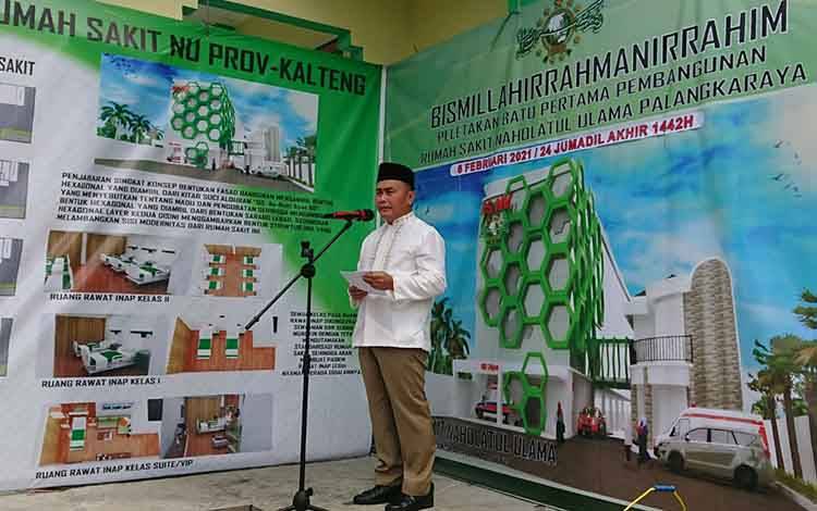 Ini Harapan Gubernur Kalteng saat Peletakan Batu Pertama RS Nahdlatul Ulama
