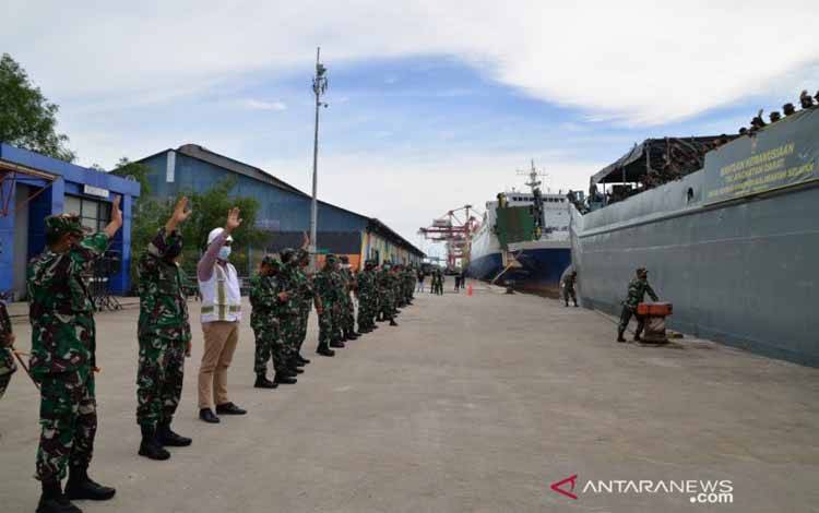 Satgas TNI AD Akhiri Tugas Kemanusiaan Bencana Banjir Kalsel