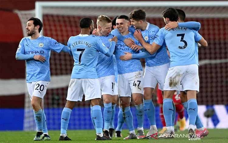 City Unggul 5 Poin di Klasemen Liga Inggris Usai Runtuhkan Anfield