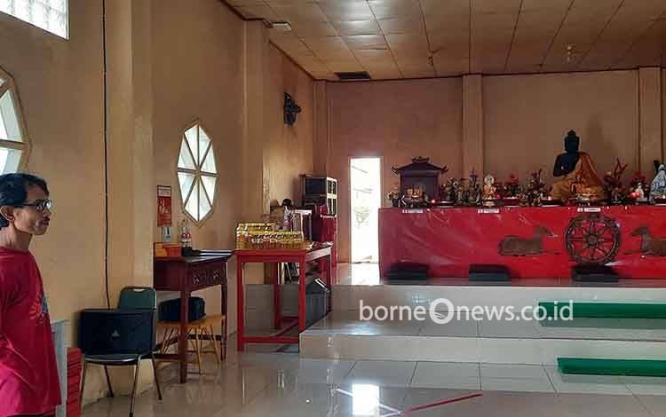 Jelang Imlek 2021, Tak Ada Persiapan Khusus di Vihara Graha Sailendra Pangkalan Bun