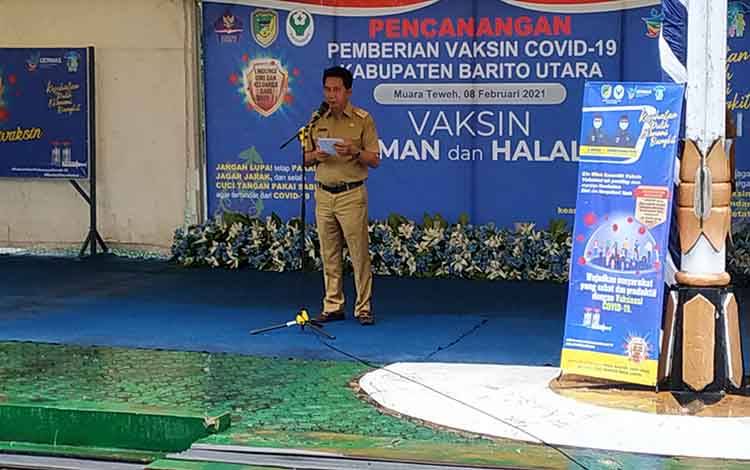Bupati Barito Utara Tidak Divaksin Covid-19, Ini Alasannya