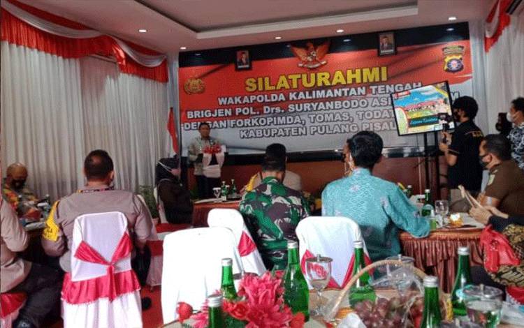 Di Hadapan Wakapolda Kalteng, Bupati Pulang Pisau Jelaskan Potensi Daerahnya