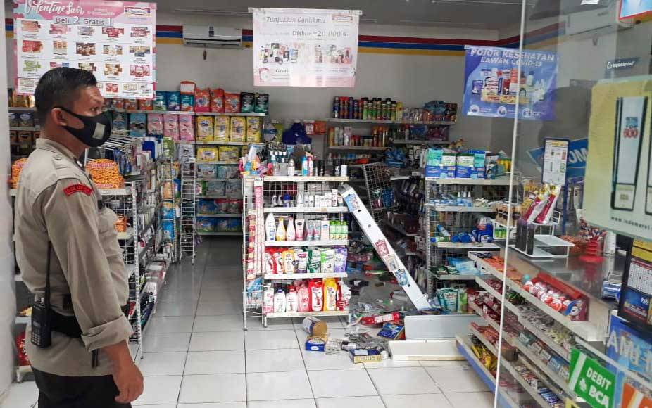 Pelaku Jebol Dinding, Barang-barang Toko Ritel Modern di Palangka Raya Lenyap Dicuri