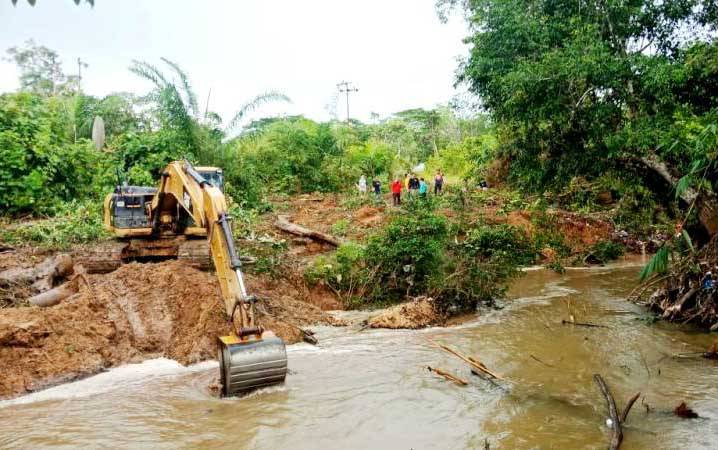 Normalisasi Sungai Sikui Sudah Capai 2 Kilometer