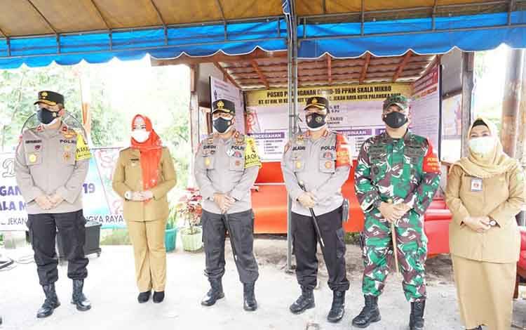 Launching posko PPKM mikro dan penanganan Covid-19 di Palangka Raya, Selasa 9 Februari 2021