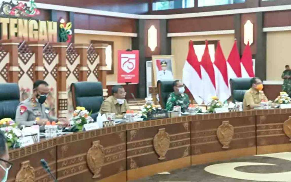 Wagub Kalteng Ikuti Rapat Antisipasi Kebakaran Hutan dan Lahan
