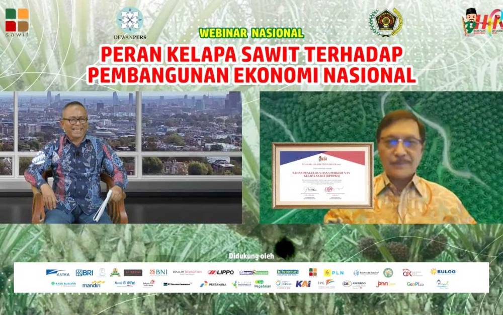 HPN 2021, BPDPKS Terima Penghargaan Pembinaan Pers dari PWI Pusat