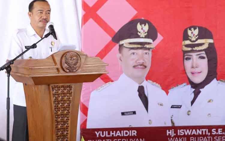 Bupati Seruyan Minta Masyarakat Tidak Percaya Hoaks Soal Vaksin Covid-19