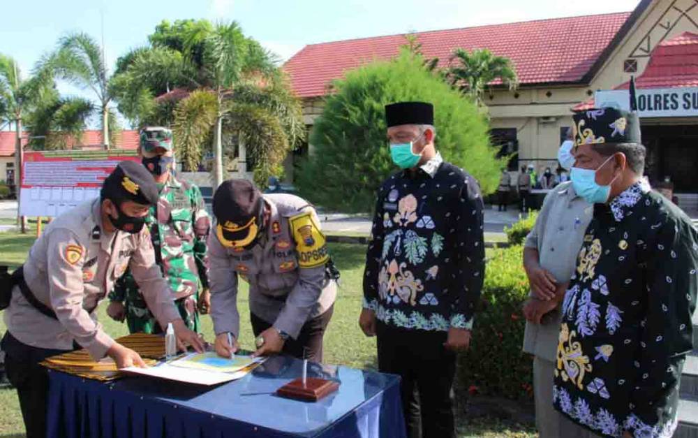 Pemkab Sukamara Dukung Pencanangan Zona Integritas Polres Sukamara