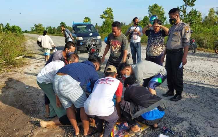 Pria 46 Tahun Ditemukan Tewas di Tepi Jalan Samekto Barat Sampit
