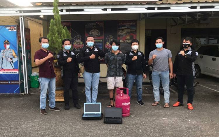 Satreskrim Polres Gunung Mas Tangkap Pelaku Pencurian di SD