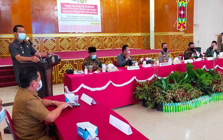 Bupati Murung Raya Apresiasi Perusahaan ini Karena Audiensi Libatkan Perangkat Desa