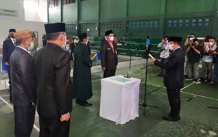 Ini Pesan Bupati Seruyan saat Pelantikan Pejabat Eselon