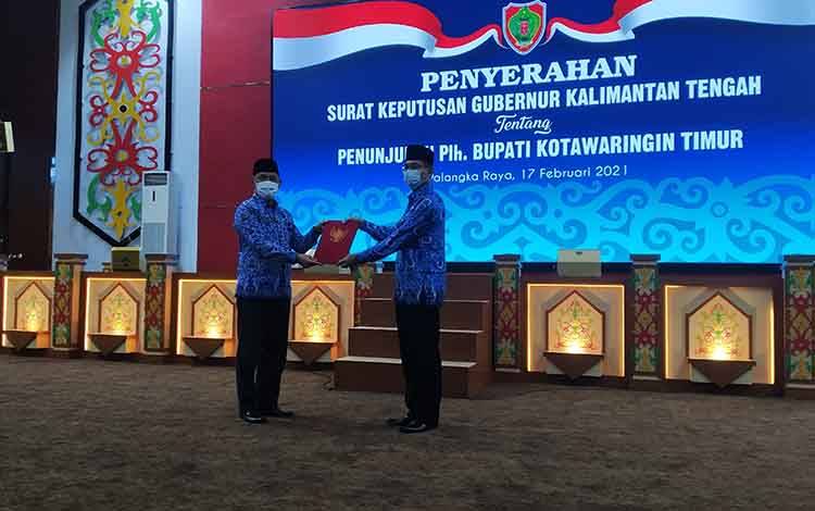 Akhmad Husain Sah Sebagai Plh Bupati Kotawaringin Timur