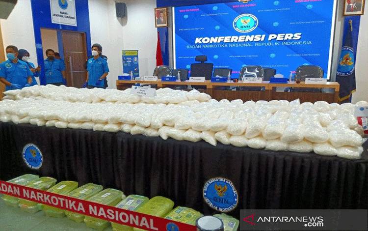 BNN Gagalkan Peredaran 466 Kg Sabu Sindikat Palembang, Medan, Jakarta