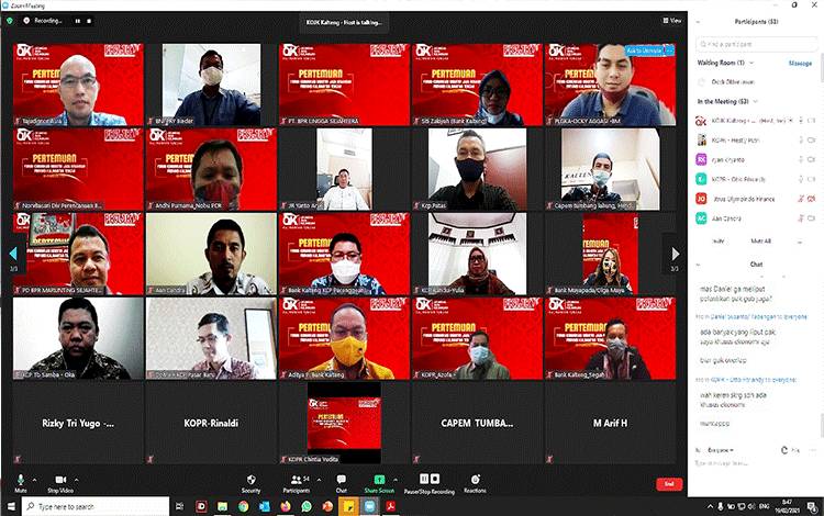 Forum Komunikasi Industri Jasa Keuangan Gelar Pertemuan Virtual
