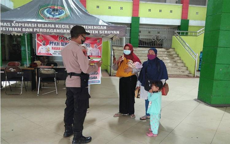 Bhabinkamtibmas Polsek Seruyan Hilir Aktif Edukasi Warga