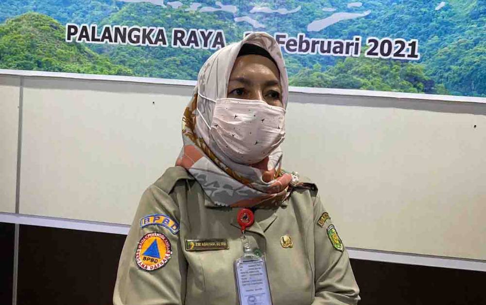 Kepala BPBD Palangka Raya, Emi Abriyani.