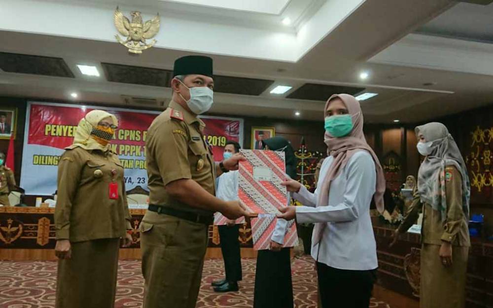Ini Total CPNS dan PPPK Penerima SK dari Pemprov Kalteng