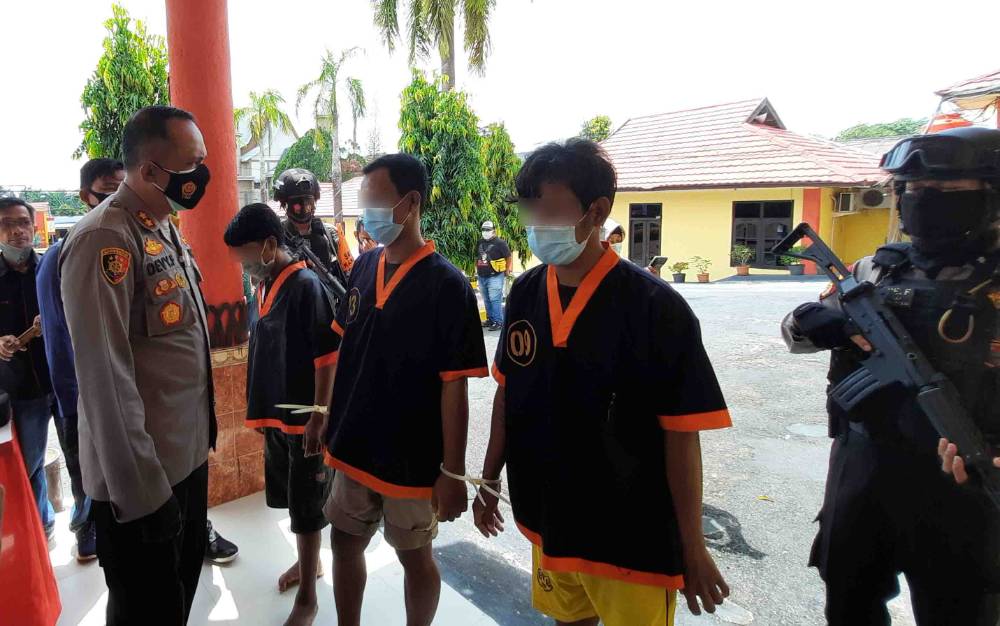 Polres Kobar Tangkap 3 Tersangka Curanmor Jaringan Lintas Provinsi