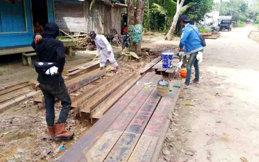 Dinas PUPR Barito Utara Segera Tangani Jembatan Solai