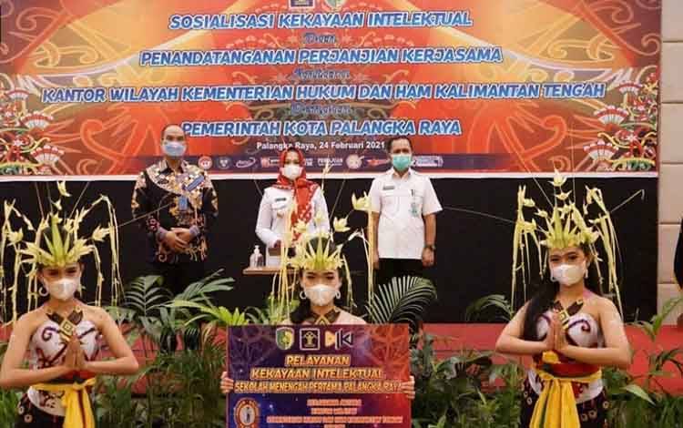 SMP di Palangka Raya Punya Pojok Kekayaan Intelektual