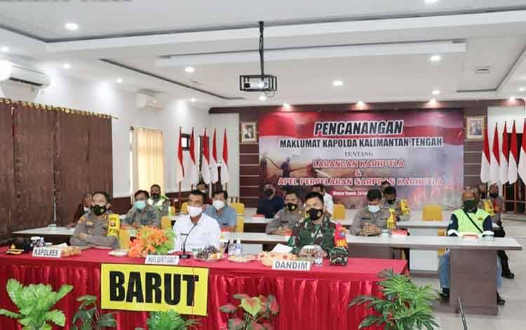 Pemkab Barito Utara Siap Bersinergi Dalam Penanggulangan Karhutla