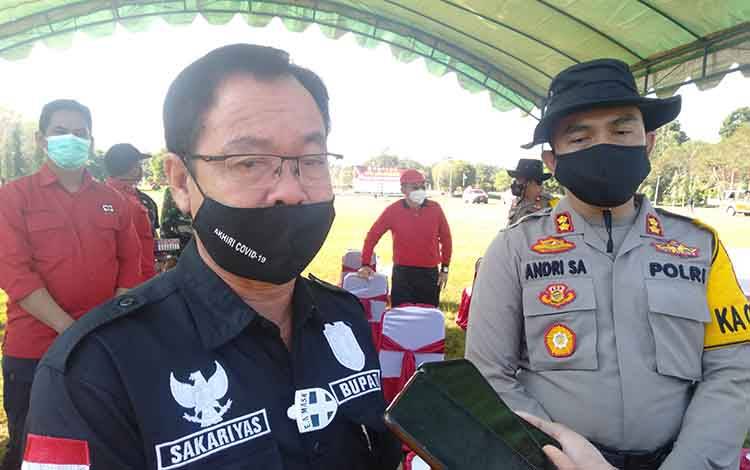 Bupati Katingan Apresiasi Kapolda Kalteng terkait Maklumat Sanksi Pidana Pelaku Karhutla