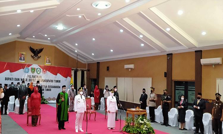 Resmi, Halikinnor-Irawati Pimpin Kotawaringin Timur Selama 5 Tahun Kedepan