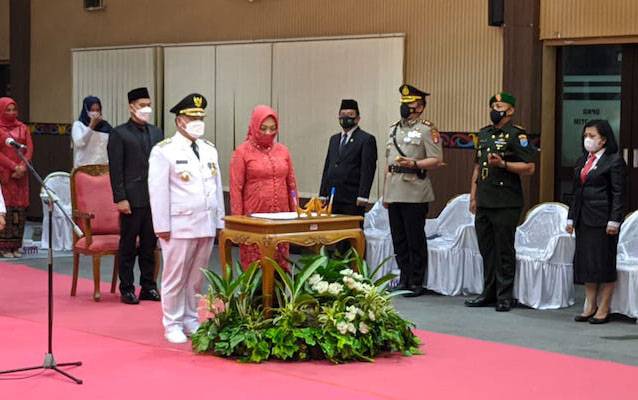 Pemkab Kotim akan Gandeng Perusahaan Swasta untuk Pengaspalan Jalan Kelurahan Tanah Mas