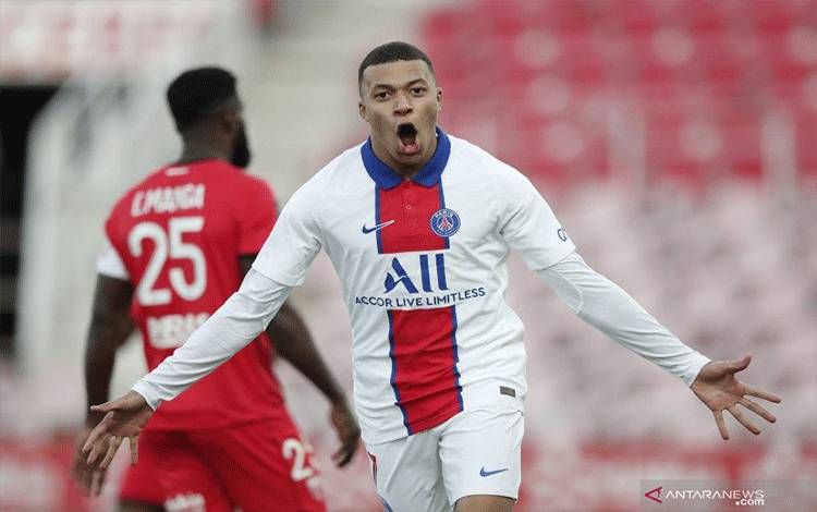 Dua Gol Kylian Mbappe Bantu PSG Hancurkan Dijon 4-0