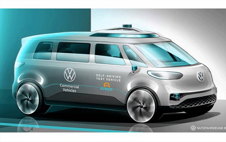 Mobil Komersial Listrik Tanpa Sopir VW ID.BUZZ Hadir 2022