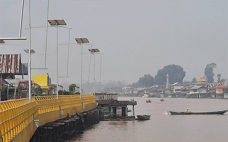 Kabut asap mulai selimuti Pangkalan Bun.