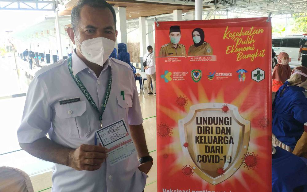 Pelaksanaan Vaksinasi Tahap Kedua Tunggu Pendistribusian