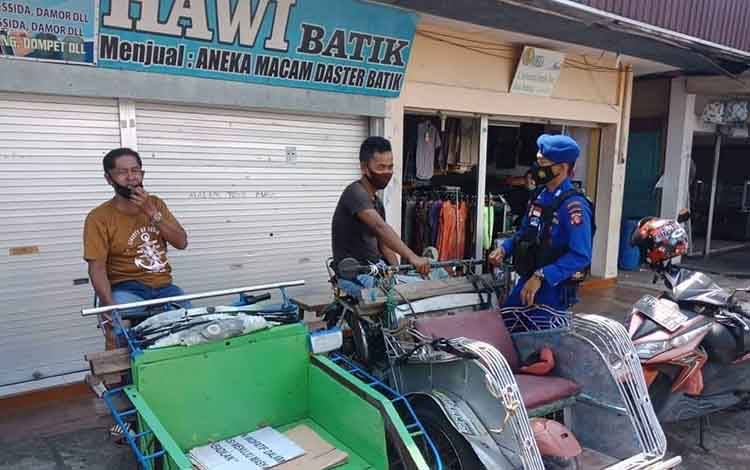 Pengemudi Bentor Diminta Taati Protokol Kesehatan