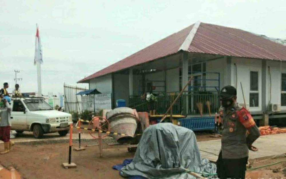Bhabinkamtibmas Food Estate Sambangi Objek Vital Pastikan Situasi Kondusif
