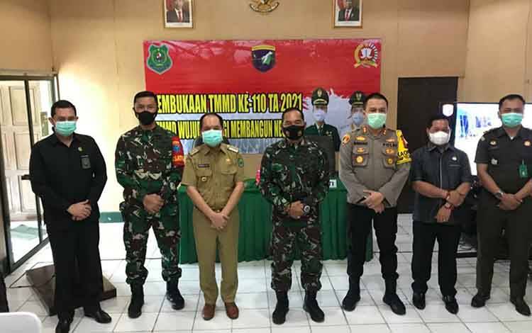 TMMD Kodim 1011 Kuala Kapuas Resmi Dibuka, Ini Sasaran Kegiatannya