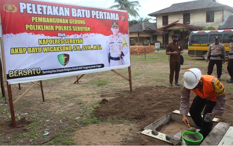 Polres Seruyan Bangun Gedung Poliklinik Bhayangkara