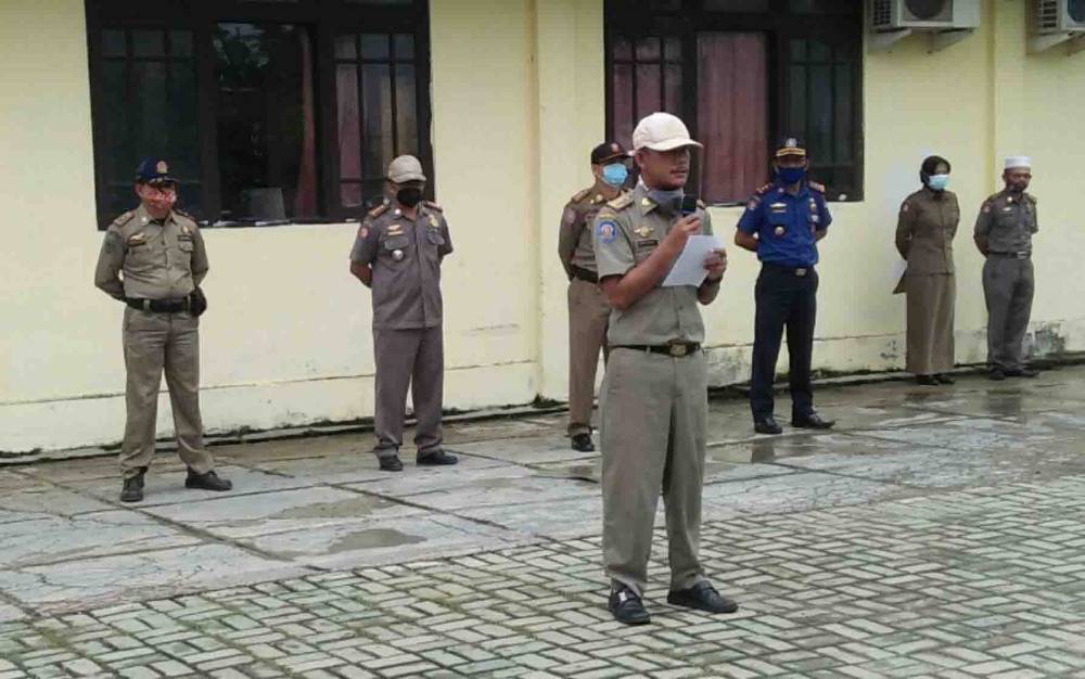 Peringatan HUT Satpol PP di Kapuas Digelar Sederhana