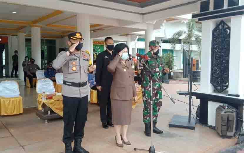 Pemkab, TNI-Polri Gelar Apel Personel dan Sarpras Kesiapan Hadapi Karhutla