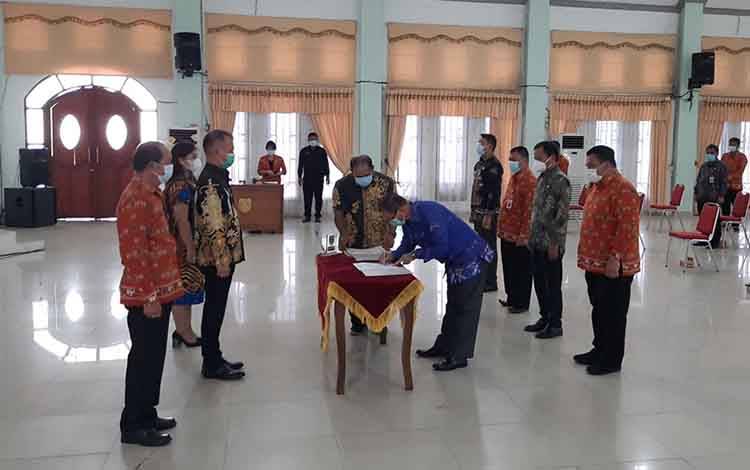 Bupati Gunung Mas Ingatkan ASN Pegang Teguh Komitmen