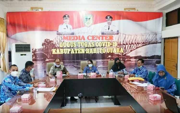 Pemkab Barito Utara Ikuti Rapat Koordinasi Penyederhanaan Birokrasi dan Pengadaan CPNS