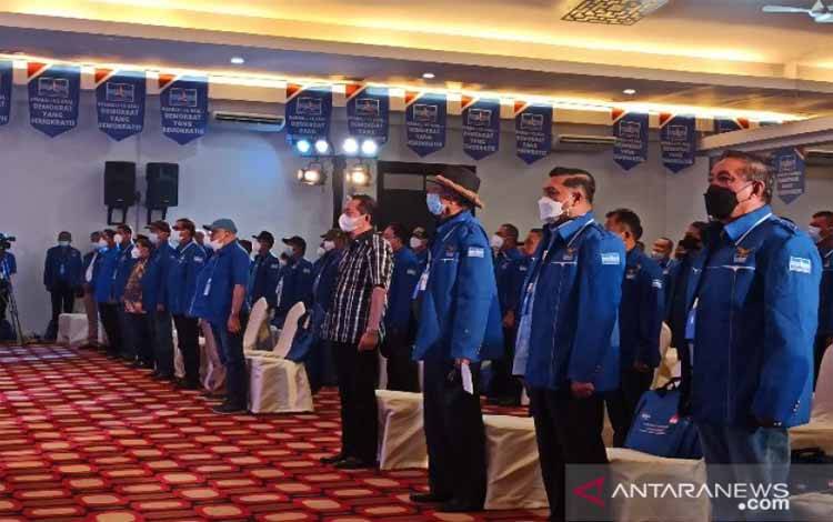 Mantan Bendahara Umum Nazaruddin Hadiri KLB Demokrat