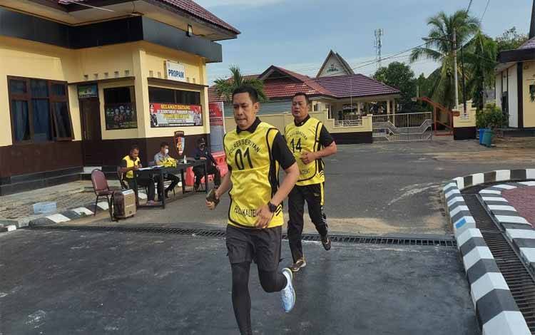 Polres Seruyan Adakan Tes Kesamaptaan Jasmani