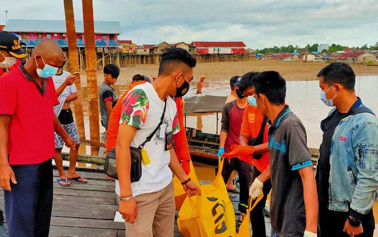 Sesosok Mayat Perempuan Ditemukan di Sungai Kahayan Depan Pelabuhan Rambang Palangka Raya
