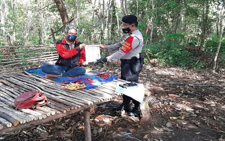 Gencarkan Edukasi Maklumat Kapolda, Polsek Arsel Ajak Masyarakat Cegah Karhutla