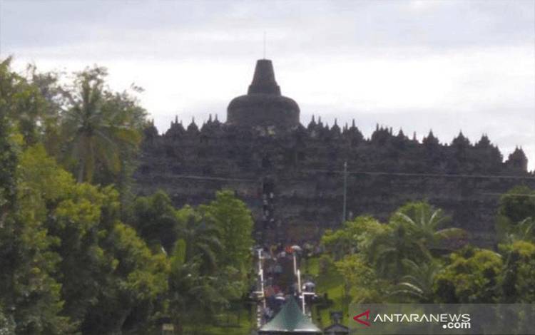 Candi Borobudur di Kabupaten Magelang, Provinsi Jawa Tengah (ANTARA/Hari Atmoko)