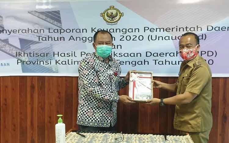 Seruyan Daerah Pertama Sampaikan Laporan Keuangan Tahun 2020 Kepada BPK