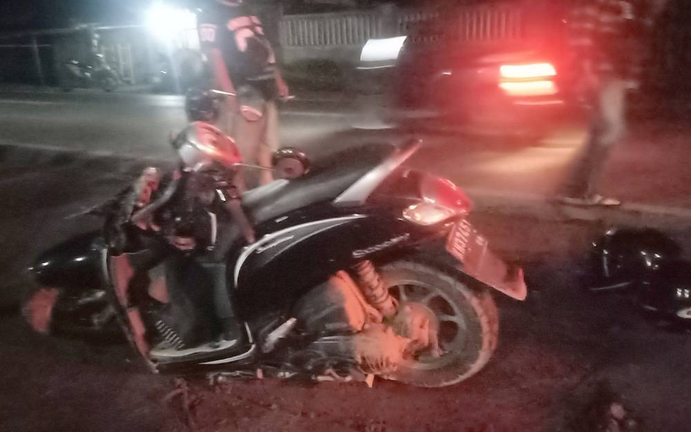 Truk CPO Putar Balik dan Ditabrak Sepeda Motor, Sopir Truk Lari dari TKP hingga Serahkan Diri ke Polisi